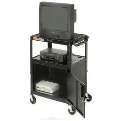 Luxor Steel Audio Visual & Instrument Security Cart