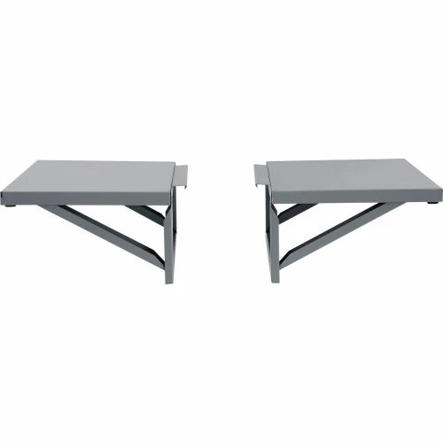 Side Shelf Kit For Global Industrial Computer Cabinet, Dark Gray, Set Of 2 - Image 2