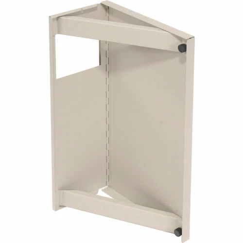 Side Shelf Kit For Global Industrial™ Computer Cabinet, Light Gray, Set of 2 - Image 4