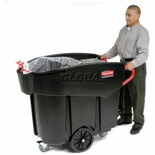 Rubbermaid® Mega Brute Mobile Waste Collector 9W73 - Image 7