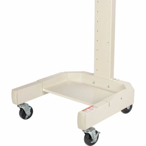 Global Industrial™ Orbit Mobile Laptop Cart, Beige - Image 10