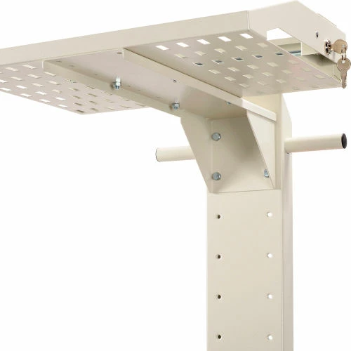 Global Industrial™ Orbit Mobile Laptop Cart, Beige - Image 13