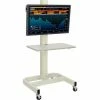 Global Industrial™ LCD/Plasma Mobile Cart with Power Outlet - Beige