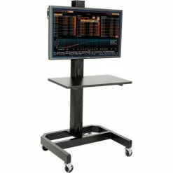 Global Industrial™ LCD/Plasma Mobile Cart - Black
