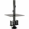 Global Industrial™ 81"H Complete Floor Mount Orbit Computer Kiosk with VESA Mounts, Black
