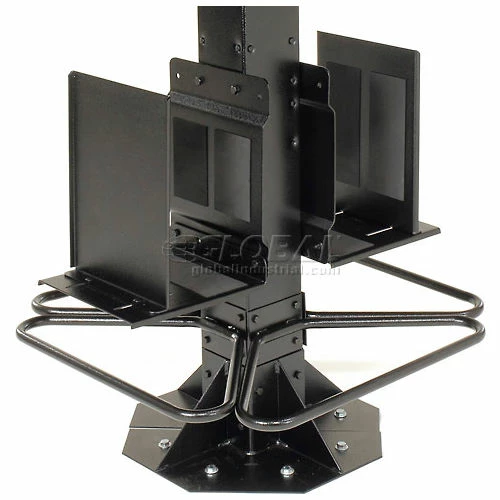 Global Industrial™ 81"H Complete Floor Mount Orbit Computer Kiosk with VESA Mounts, Black - Image 19