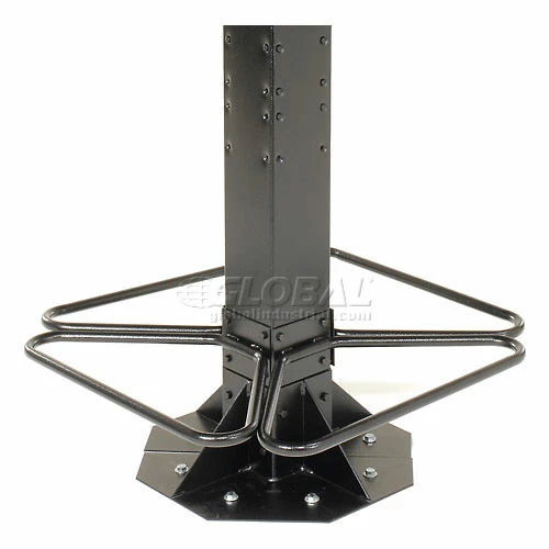 Global Industrial™ 81"H Complete Floor Mount Orbit Computer Kiosk with VESA Mounts, Black - Image 20