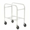 New Age Industrial New Age 6266 All Welded Aluminum 2 Lug Cart, 28-1/4"L x 15-3/4"W x 33"H, No Lugs