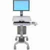 Ergotron® WorkFit-C Single LD Sit-Stand Mobile Desk Workstation