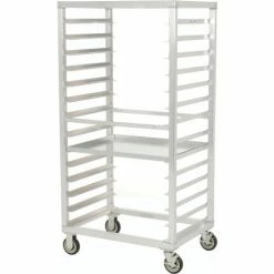 New Age Industrial New Age 97212 Aluminum Tray Truck 24 x 33 x 66 with 14 Tray Capacity