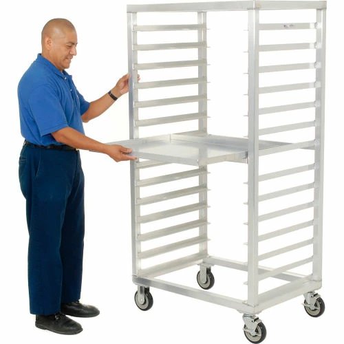 New Age Industrial New Age 97212 Aluminum Tray Truck 24 x 33 x 66 with 14 Tray Capacity - Image 7