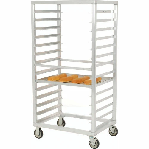 New Age Industrial New Age 97212 Aluminum Tray Truck 24 x 33 x 66 with 14 Tray Capacity - Image 8