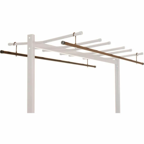 Interion By Global Industrial Interion® Optional Rods For Coat Rack Kit (2 Rods/Kit) - Image 5