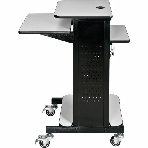 Global Industrial™ Projector Presentation Cart - Gray/Black - Image 5