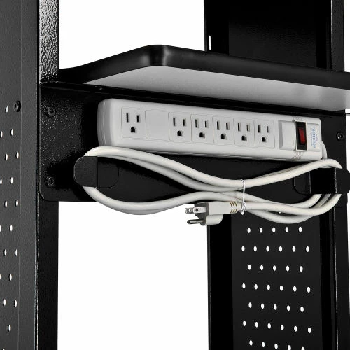 Global Industrial™ Projector Presentation Cart - Gray/Black - Image 8