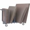 Jamco Cardboard Carton Truck Single Level 48 x 24 5" Polyurethane Casters