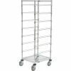 Global Industrial 21"L x 24"W x 69"H Chrome Wire Cart - 7 Level