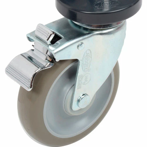 Global Industrial 21"L x 24"W x 69"H Chrome Wire Cart - 7 Level - Image 4