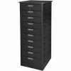 Datum TekStak Laptop Storage Locker with Laminate Top, 10 Bays, Electronic Lock, Black