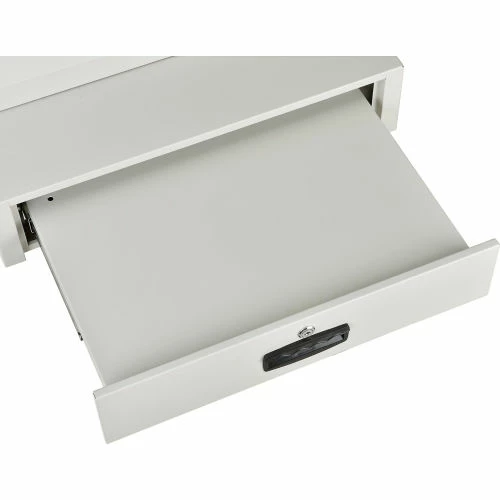 Global Industrial Countertop LCD Console Computer Cabinet, Light Gray - Image 11