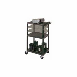 Luxor Multi-Height Plastic Audio Visual Cart