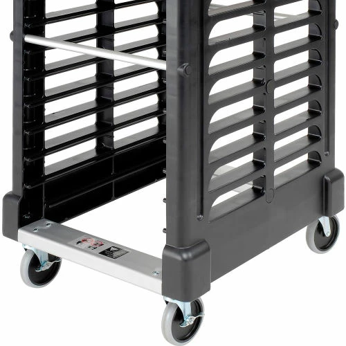 Rubbermaid® 3320 End-Load Black Plastic Tray Truck - Image 10
