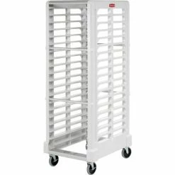Rubbermaid® 3320 End-Load White Plastic Tray Truck