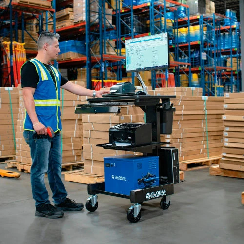 Global Industrial Orbit Mobile Powered Cart with 40AH Battery - Image 5