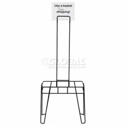 VersaCart ® Hand Basket Stand and Sign for 26 Liter Shopping Basket