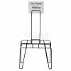 VersaCart ® Hand Basket Stand and Sign for 28 Liter Shoppoing Basket