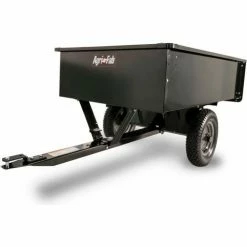 Agri-Fab® 12" Utility Steel Cart, 750 Lbs, 70"L x 33"W x 29"H, Black
