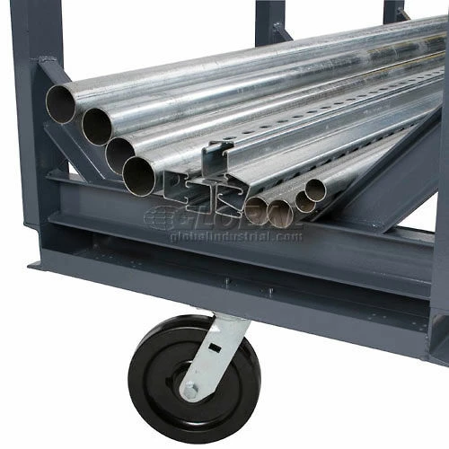 Durham Mfg.® Bar Cradle Truck BCTE-2896-4K-95 96"L 4000 Lb. Capacity - Image 4