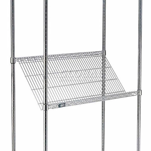 Nexel® Slant Wire Shelving Suture Cart, 4 Shelves, 36"W x 18"L x 69"H - Image 2