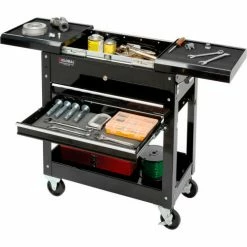 Global Industrial 27" 2-Drawer Tool Cart With Sliding Top