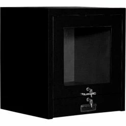 Global Industrial™ Countertop CRT Computer Cabinet, Black