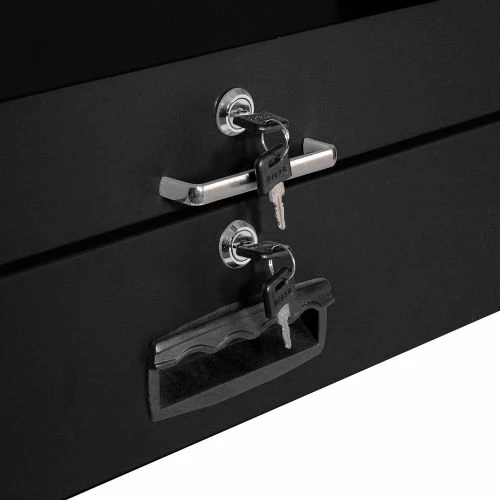 Global Industrial Countertop CRT Computer Cabinet, Black - Image 5