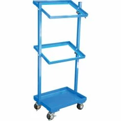 Vestil 3 Tier Stock Cart TSCT-3, 30-3/16"L x 19-1/4"W x 60-5/8"H