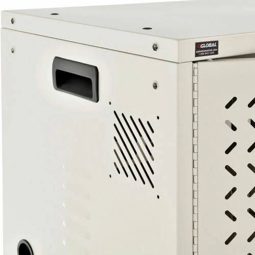 Global Industrial 16-Device Charging Cabinet for Chromebooks and Tablets, Putty, Unassembled - Image 10