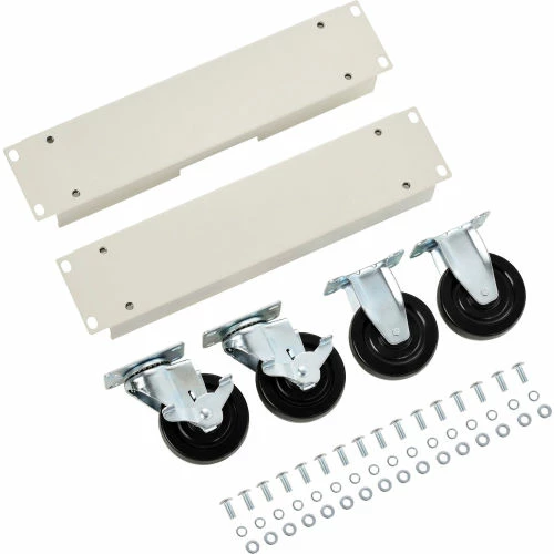 Global Industrial 32-Device Charging Cart for Chromebooks and Tablets, Putty, Unassembled - Image 17