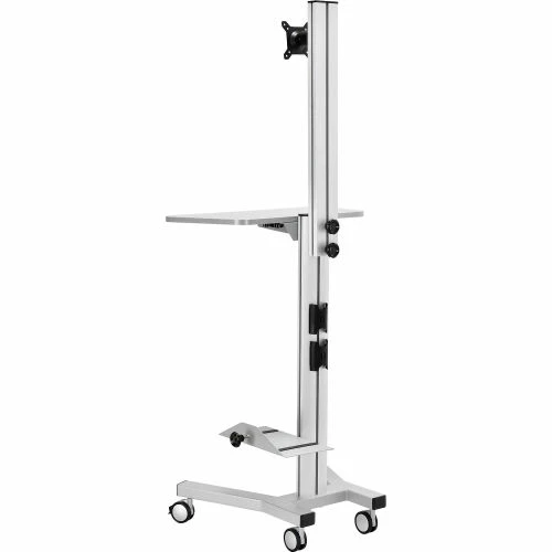 Global Industrial Mobile Height Adjustable Desktop Computer Workstation - Image 3