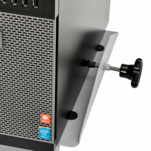 Global Industrial Mobile Height Adjustable Desktop Computer Workstation - Image 7