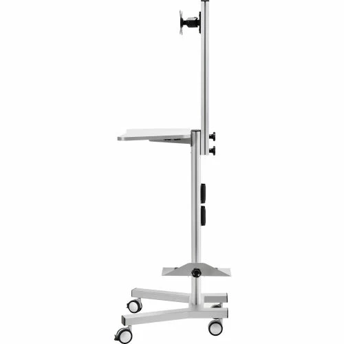 Global Industrial Mobile Height Adjustable Desktop Computer Workstation - Image 10