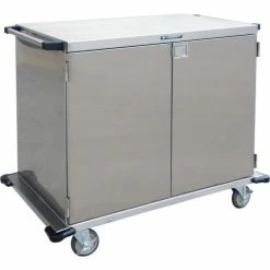 Lakeside® 6935 Double Door Stainless Steel Case Cart, 48"L x 29"W x 39"H