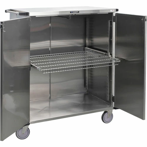 Lakeside® 6935 Double Door Stainless Steel Case Cart, 48"L x 29"W x 39"H - Image 2