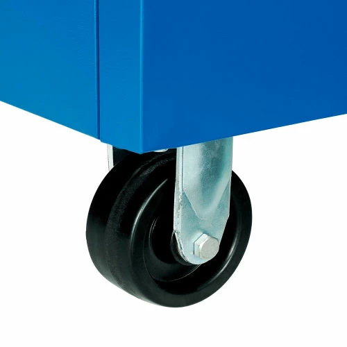 Global Industrial Mobile Computer Workstation, Blue, Assembled - Image 17