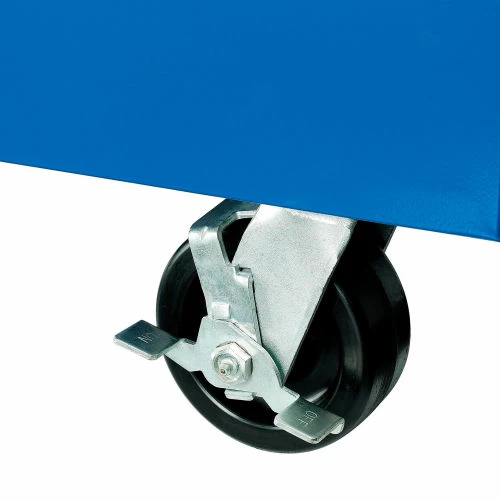 Global Industrial Mobile Computer Workstation, Blue, Assembled - Image 18