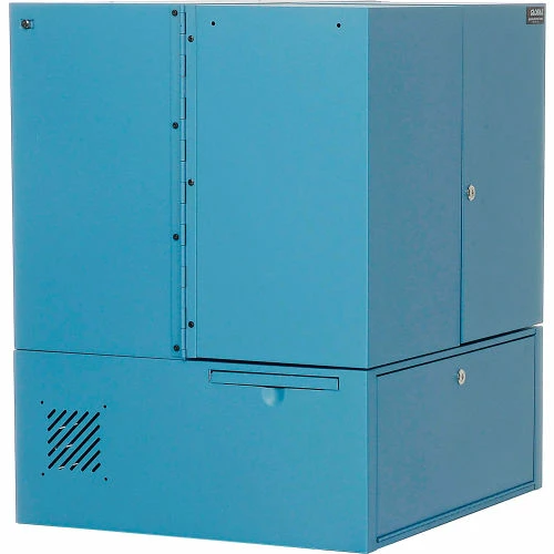Global Industrial Countertop Fold-Out Computer Cabinet, Blue - Image 9