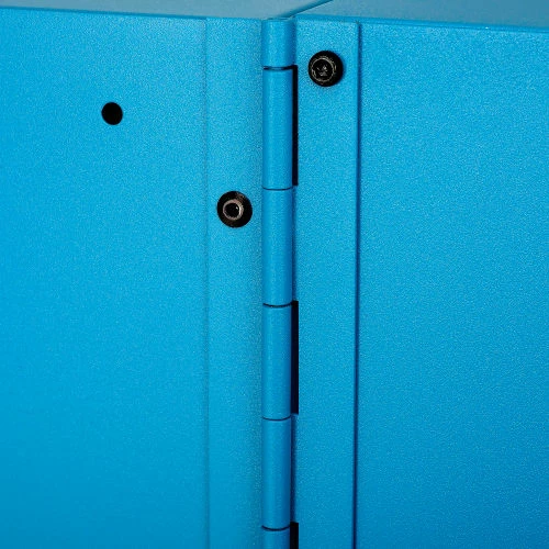 Global Industrial Countertop Fold-Out Computer Cabinet, Blue - Image 12