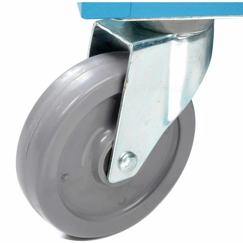 Global Industrial Mobile Fold-Out Computer Cabinet, Blue, Assembled - Image 33