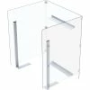 Global Industrial Clear Plastic Protective Shield For Mobile Computer PC Cart 695436
